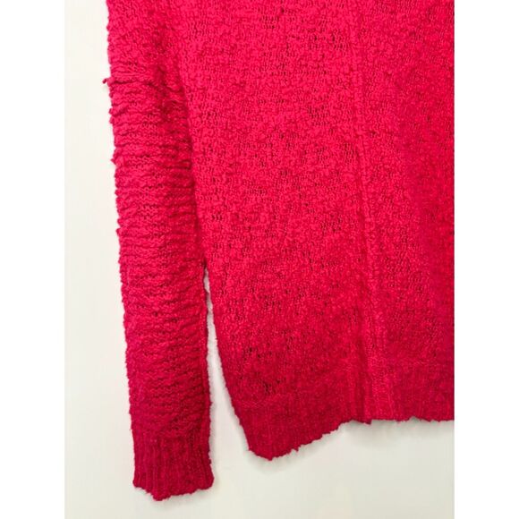 Free People Vneck Loose Knit Sweater Size XS-small Boho Holiday k41 - Picture 13 of 16